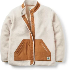Clearance - Women's Clover Recycled Cotton-Lined Sherpa Fleece - Fleecejacke Alltagsbekleidung|Jacken