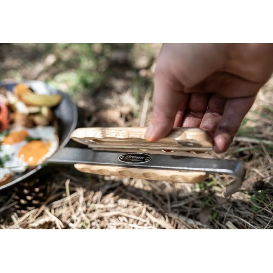 Hot Petromax - Holzgriff für schmiedeeiserne Pfannen - Campingzubehör