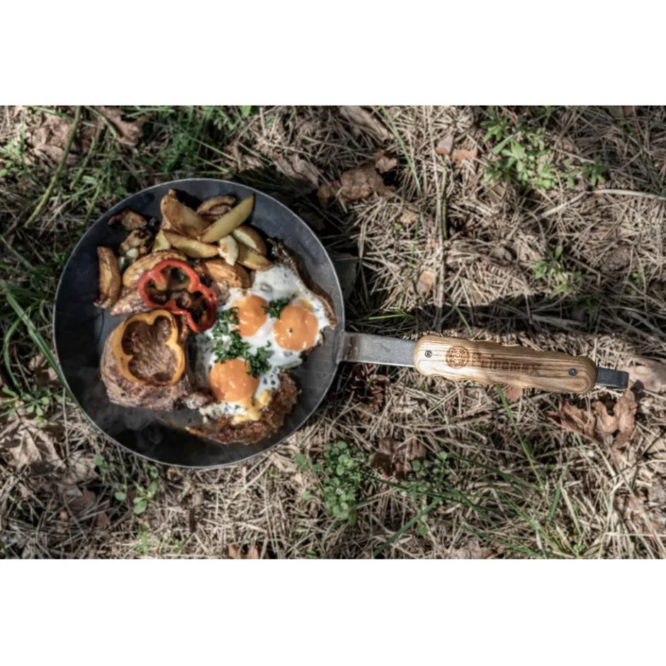 Hot Petromax - Holzgriff für schmiedeeiserne Pfannen - Campingzubehör