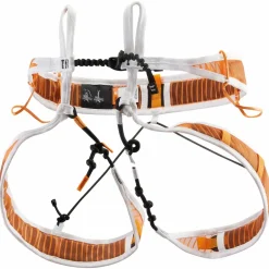 Petzl - Fly - Klettergurt Grey / Orange Hot