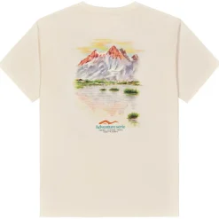 Picture - D&S Les Ecrins Tee - T-Shirt Natural White Sale