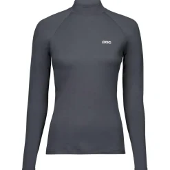 Discount POC - Women's Layer Merino Mock Neck Jersey - Radunterhemd Sylvanite Grey