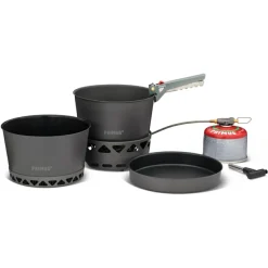 Clearance - Primetech Stove Set II w. pan - Gaskocher Outdoor-Küche|Campingkocher