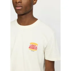 Online Revolution - Printed T-Shirt Diet Starts Monday - T-Shirt Off White