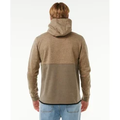Rip Curl - Anti Series Departed Zip Through - Fleecejacke Charcoal Marle New
