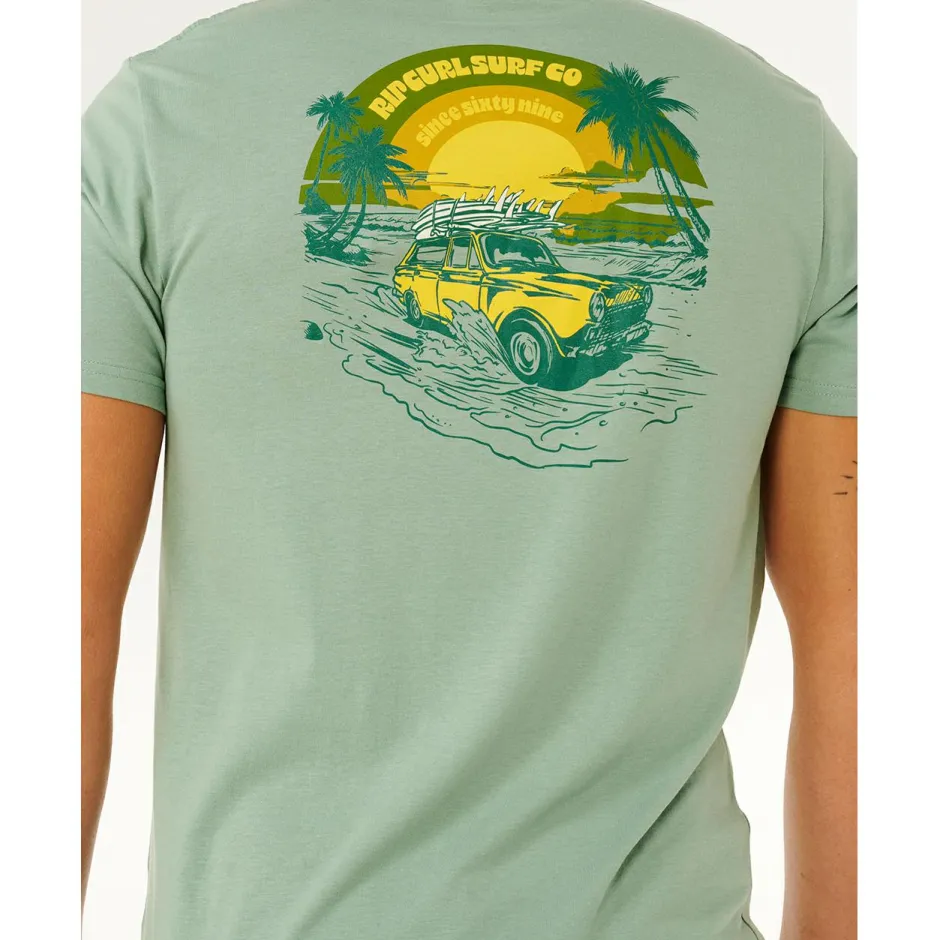 Rip Curl - Keep On Trucking S/S Tee - T-Shirt New
