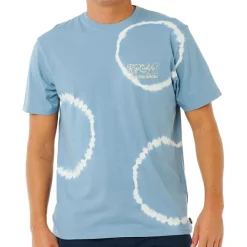 Rip Curl - Pacific Rinse Fin Tee - T-Shirt Faded Denim Outlet