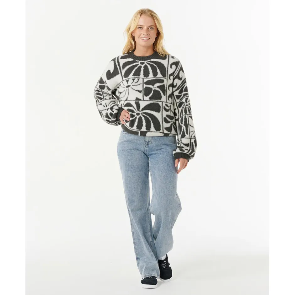 Hot Rip Curl - Women's AOTS - TY Williams Jacquard Crew - Pullover