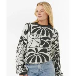 Hot Rip Curl - Women's AOTS - TY Williams Jacquard Crew - Pullover