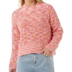 Rip Curl - Women's Beach Party Slub Sweater - Pullover Watermelon