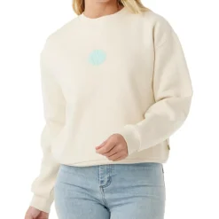 New Rip Curl - Women's Icons of Surf Relaxed Crew - Pullover Shell
