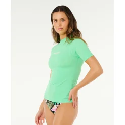 Best - Women's Molokai S/S Solid UPF Rashguard - Lycra Bademode