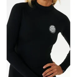 Clearance Rip Curl - Women's Premium Surf Boyleg UV Suit - Lycra Black