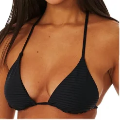 Rip Curl - Women's Premium Surf Sliding Tri - Bikini-Top Black Outlet