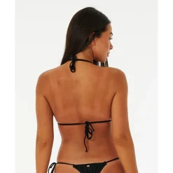 Rip Curl - Women's Premium Surf Sliding Tri - Bikini-Top Black Outlet