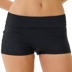 Rip Curl - Women's Premium Surf Boyleg - Bikini-Bottom Black Hot
