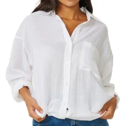 Rip Curl - Women's Premium Surf Holiday Shirt - Bluse White New