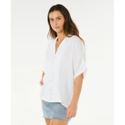 Rip Curl - Women's Premium Surf S/S Shirt - Bluse White