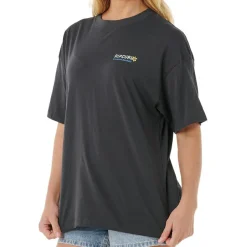 Rip Curl - Women's Summer Heritage Tee - T-Shirt Washed Black Outlet