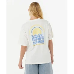 Rip Curl - Women's Summer Heritage Tee - T-Shirt Washed Black Outlet