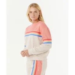 Rip Curl - Women's Surf Revival Crew - Pullover Oatmeal Marle