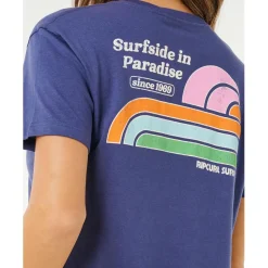 Outlet - Women's Surf Side Cropped Tee - T-Shirt Alltagsbekleidung|T-Shirts