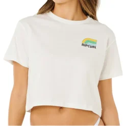 Outlet - Women's Surf Side Cropped Tee - T-Shirt Alltagsbekleidung|T-Shirts