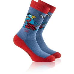 Rohner - Kid's SAC Globi Trekking - Wandersocken Rot Hot