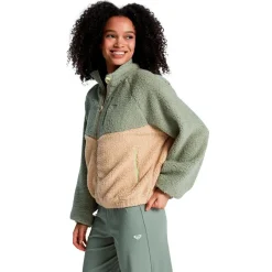 Roxy - Women's Boundless Spirit CB Zippered - Fleecejacke Oil Green Clearance