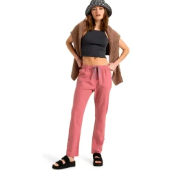 New - Women's On The Seashore Linen Cargo Trousers - Freizeithose Hosen|Alltagsbekleidung