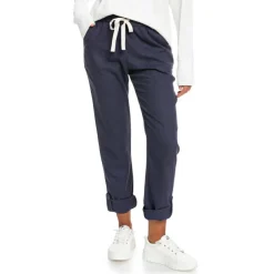 New - Women's On The Seashore Linen Cargo Trousers - Freizeithose Hosen|Alltagsbekleidung