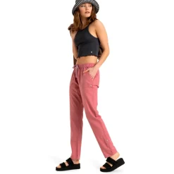 New - Women's On The Seashore Linen Cargo Trousers - Freizeithose Hosen|Alltagsbekleidung