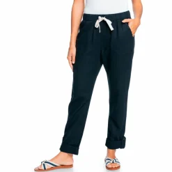 New - Women's On The Seashore Linen Cargo Trousers - Freizeithose Hosen|Alltagsbekleidung