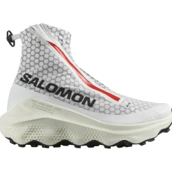 Salomon - S/Lab Ultra Dust - Trailrunningschuhe White / Fiery Red / Vanilla Ice Sale