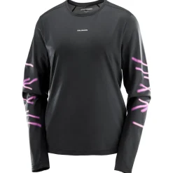 - Women's SHKout Core L/S Tee GFX - Laufshirt Laufbekleidung|Shirts, Hemden & Longsleeves