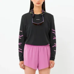 - Women's SHKout Core L/S Tee GFX - Laufshirt Laufbekleidung|Shirts, Hemden & Longsleeves