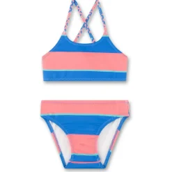 Best Sanetta - Kid's Bikini Stripes - Bikini Mountain Blue