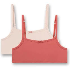 Sanetta - Kid's Doppelpack Bustier 349459 - Alltagsunterwäsche Faded Rose Clearance