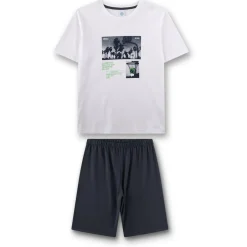 Sanetta - Kid's Pyjama 1/2 246163 - Alltagsunterwäsche White Sale