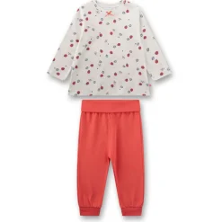 Sanetta - Kid's Pyjama 1/1 222341 - Alltagsunterwäsche White Pebble Hot
