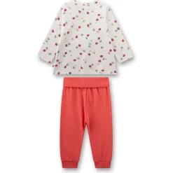 Sanetta - Kid's Pyjama 1/1 222341 - Alltagsunterwäsche White Pebble Hot
