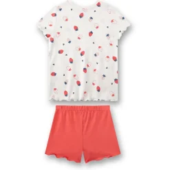 Sanetta - Kid's Pyjama 1/2 233762 - Alltagsunterwäsche White Pebble Hot