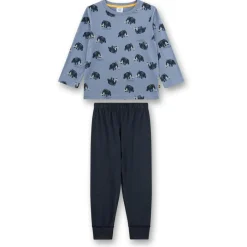 Sanetta - Kid's Pyjama 1/1 233662+233663 - Schlafanzug Stone Wash Outlet