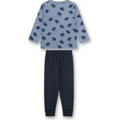 Sanetta - Kid's Pyjama 1/1 233662+233663 - Schlafanzug Stone Wash Outlet