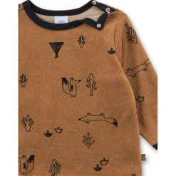 Sanetta - Kid's Pyjama Long AOP 22185 - Schlafanzug Brazil Nut Clearance