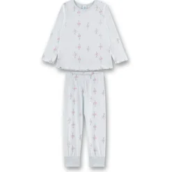 Sanetta - Kid's Pyjama Long AOP 233602 - Schlafanzug Ballad Blue Hot