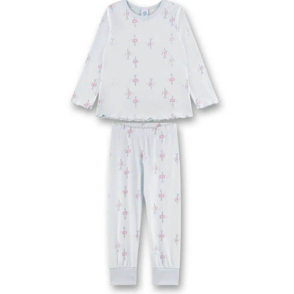 Sanetta - Kid's Pyjama Long AOP 233602 - Schlafanzug Ballad Blue Hot
