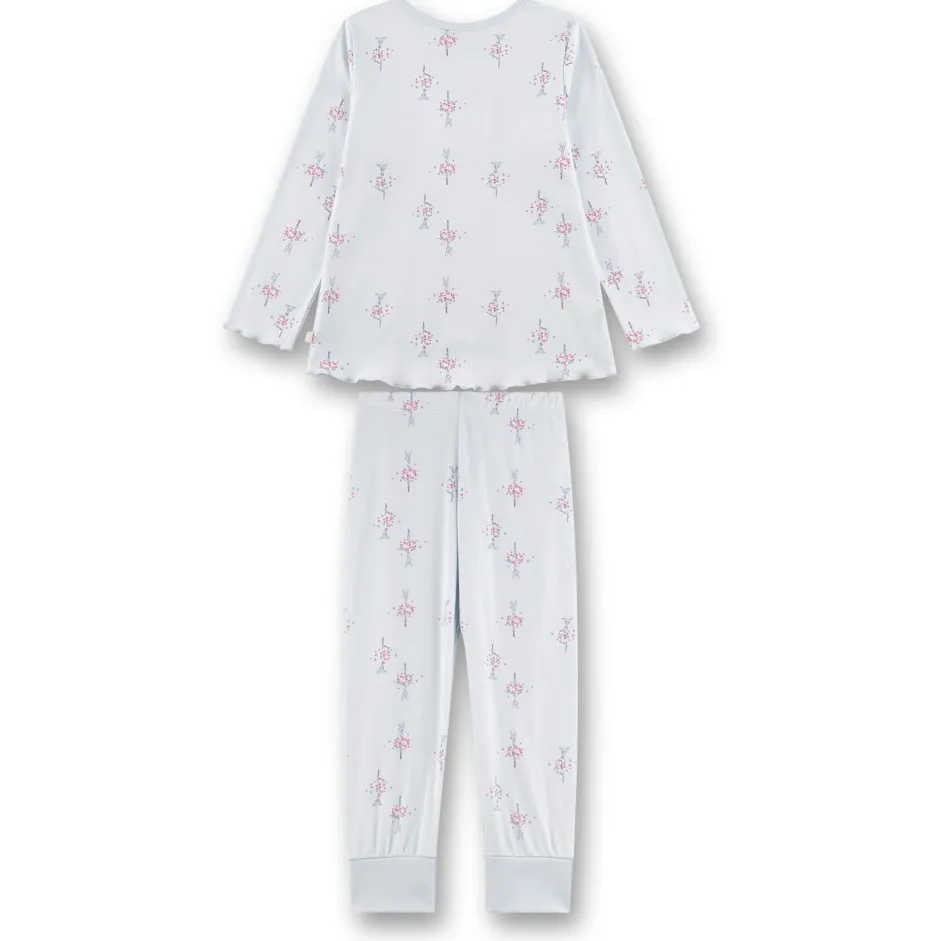 Sanetta - Kid's Pyjama Long AOP 233602 - Schlafanzug Ballad Blue Hot