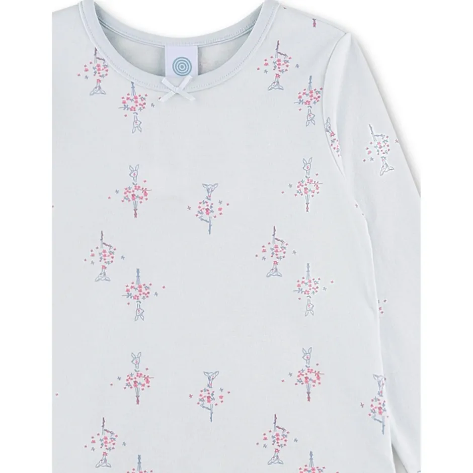 Sanetta - Kid's Pyjama Long AOP 233602 - Schlafanzug Ballad Blue Hot
