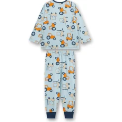 Best Sanetta - Kid's Pyjama Long AOP 233625 - Schlafanzug Blue Pale
